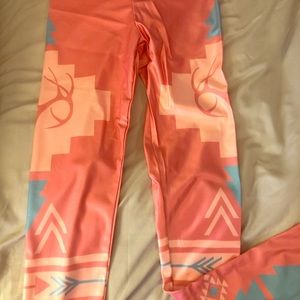 Deer antler silky stretch pants